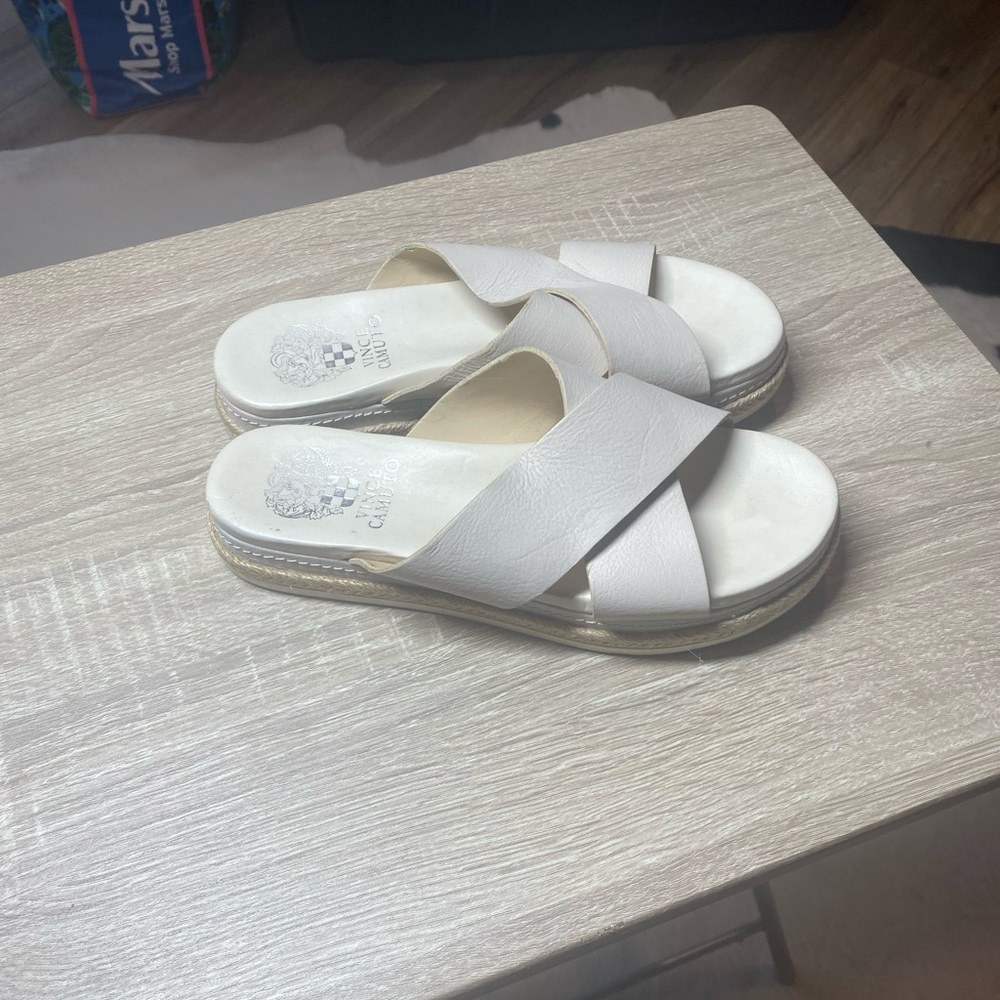 Vince Camuto Rickert slide leather sandal - Picture 4 of 9